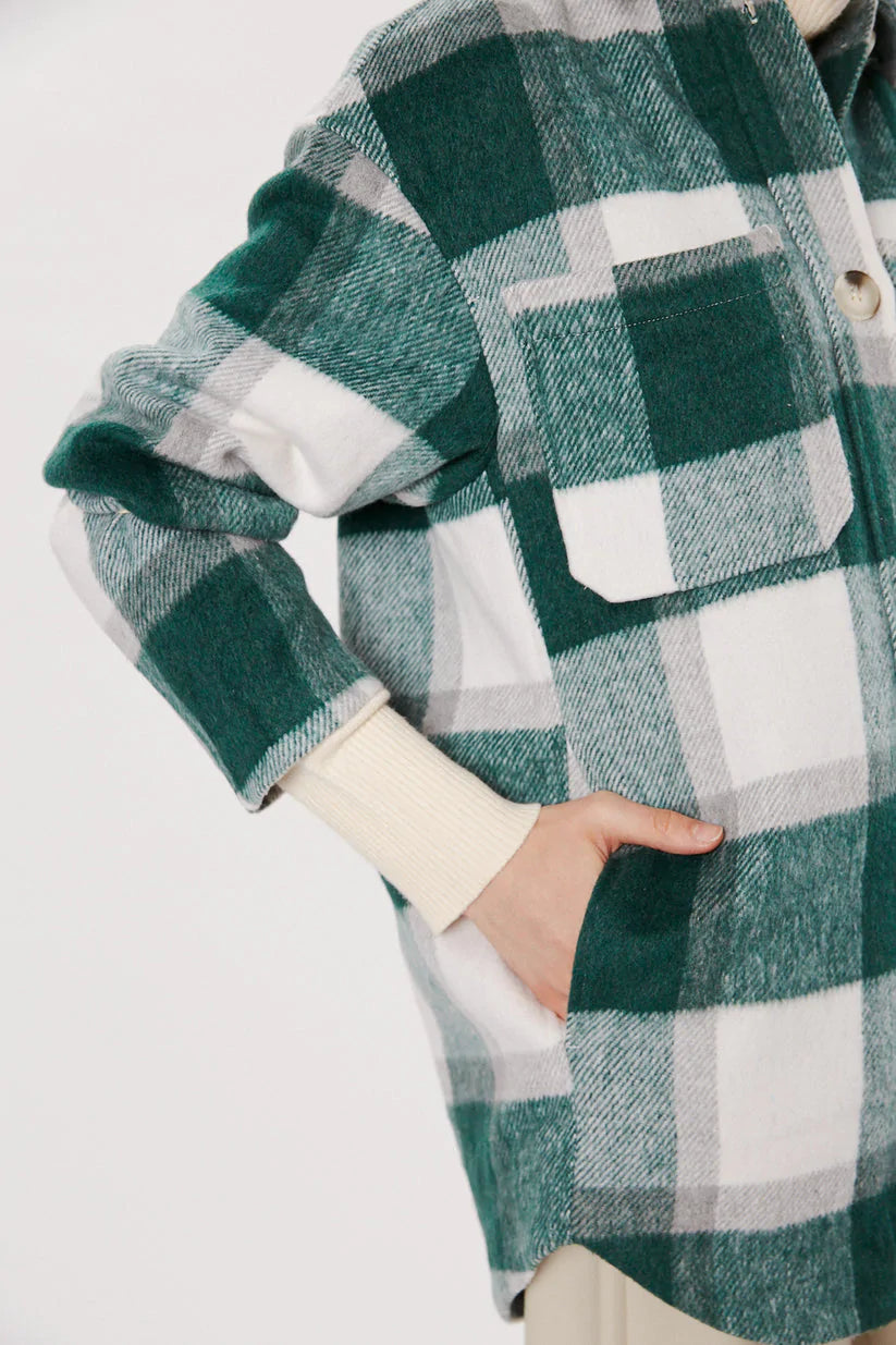 Spina Checked Shacket