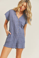 Load image into Gallery viewer, Roni Button Down Romper
