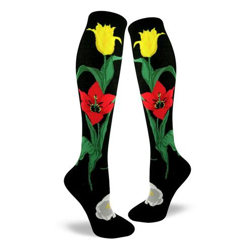 Tulip Time Knee High Socks