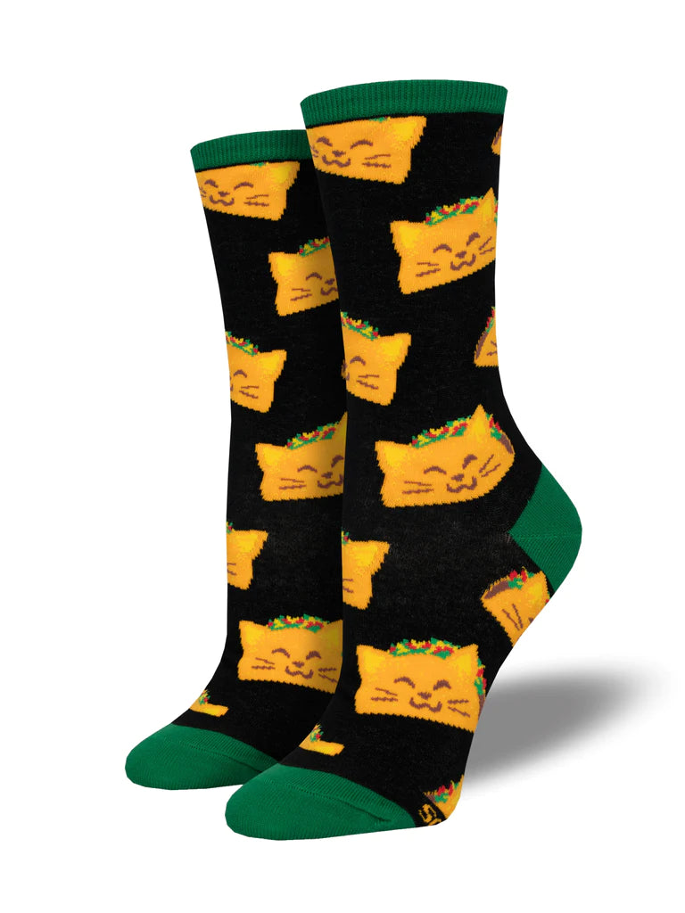 Cat Taco Women's Crew Socks