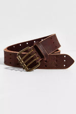 Load image into Gallery viewer, We The Free Tripple Threat Leather Belt
