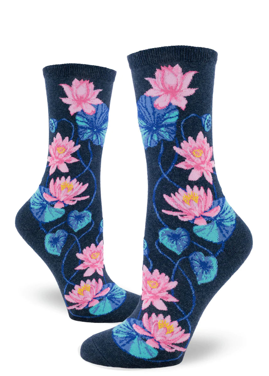 Lotus Women's Crew Socks