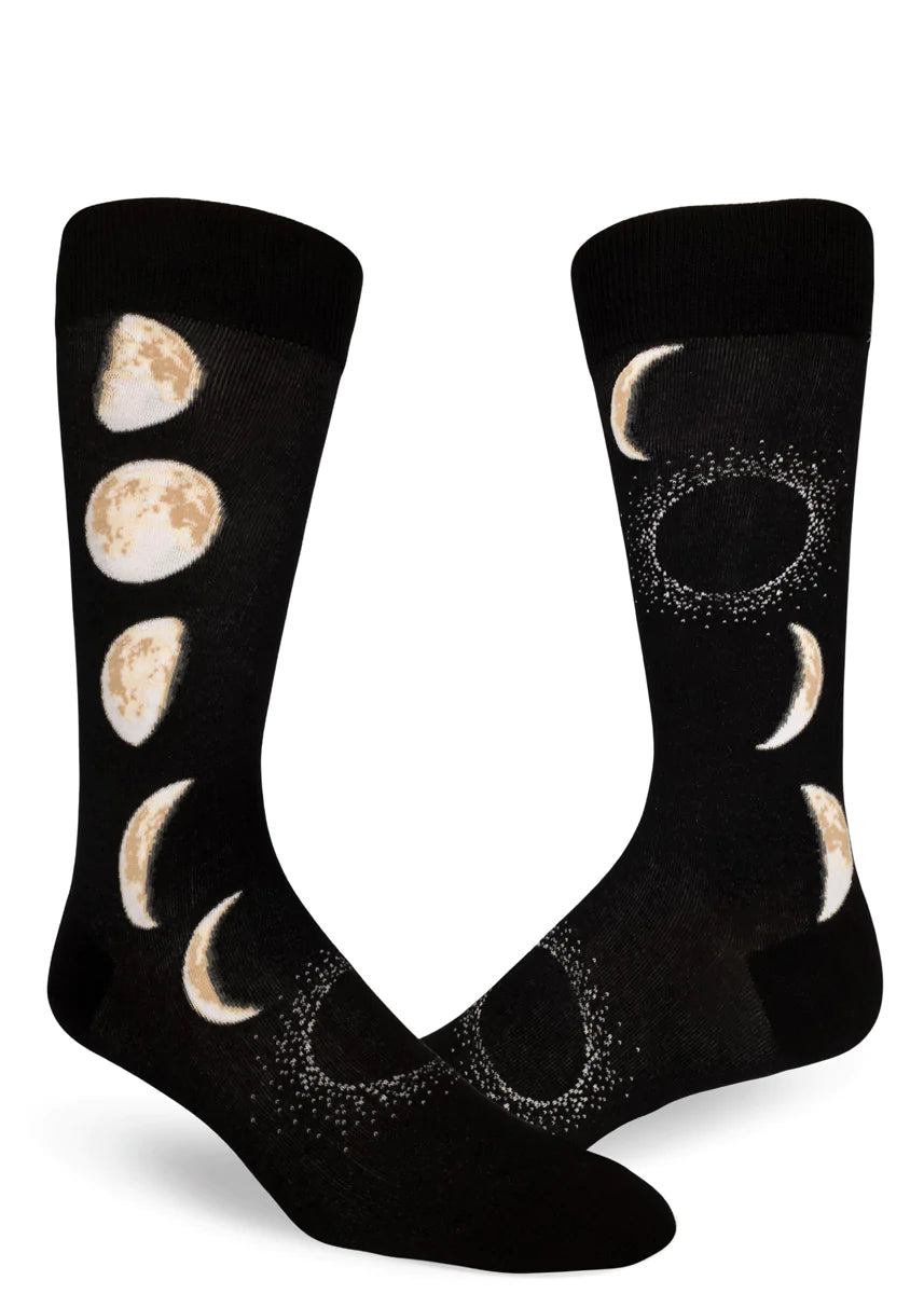 Moon Phase Men's Crew Socks