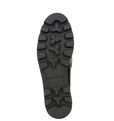 Balin Block Heel Loafer Black