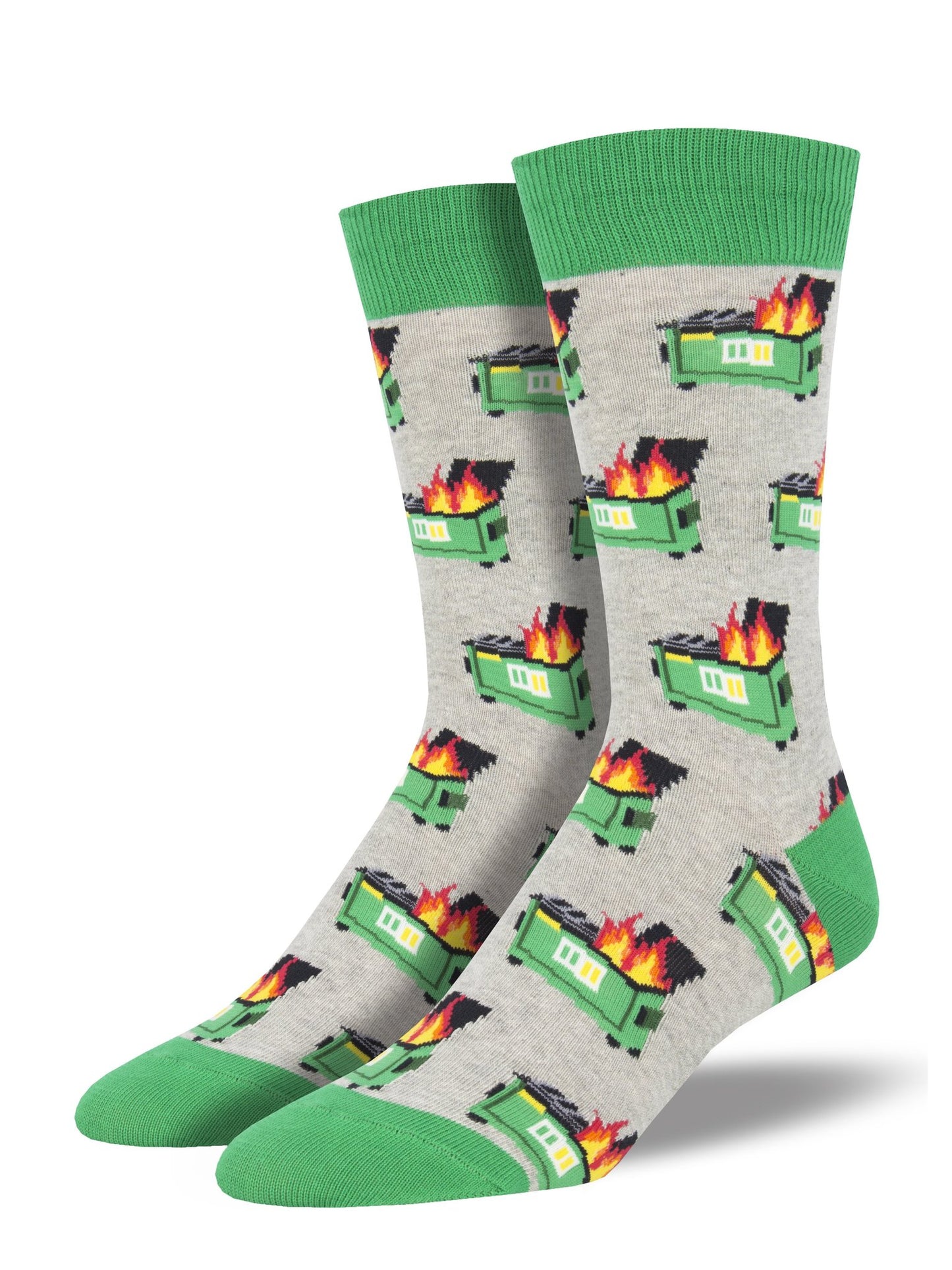 Dumpster Fire Men's Socks