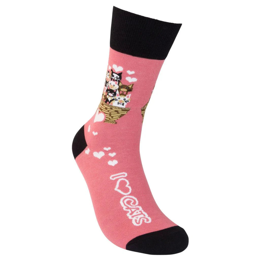 I Love Cats Socks