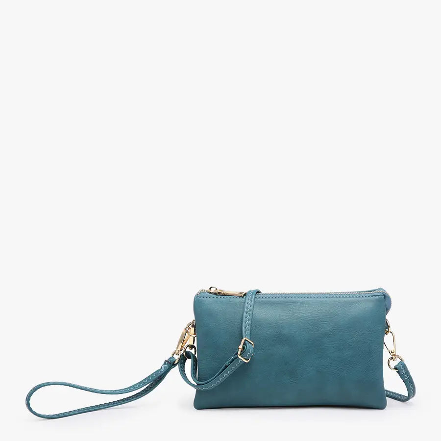 Three Compartment Crossbody/Wristlet
