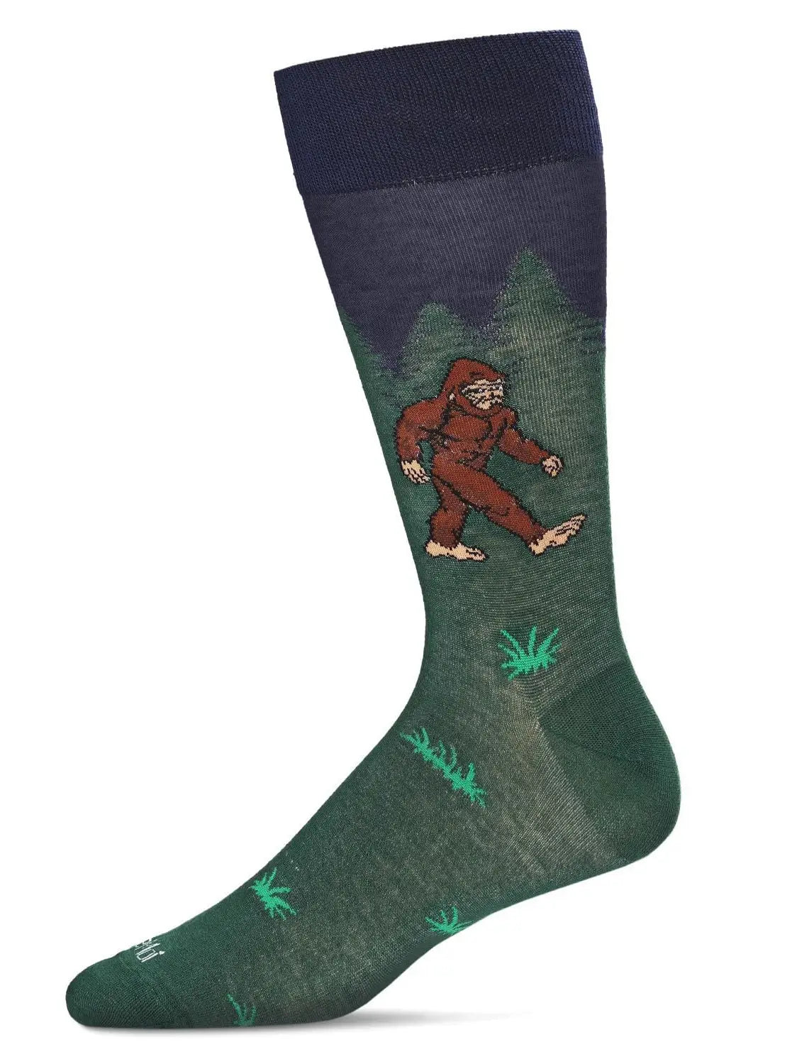Men's Bigfoot Is Real Bamboo Blend Novelty Crew Sock