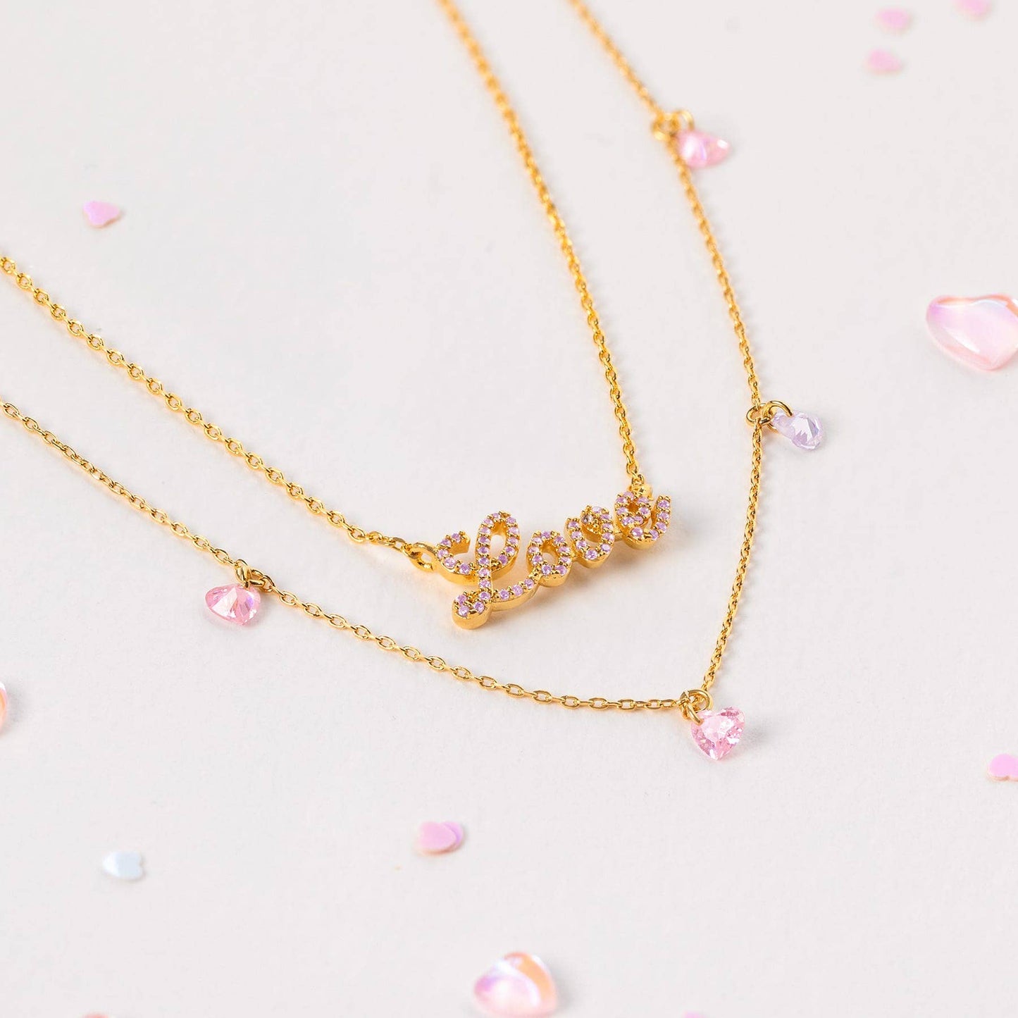 Love Notes Necklace: Gold