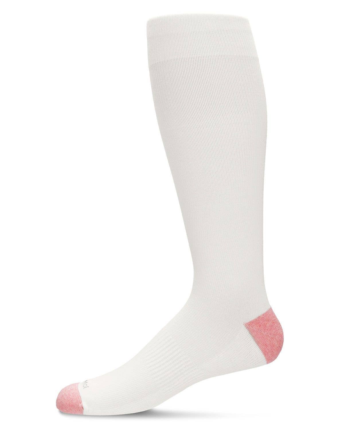 Solid Cotton Compression Socks