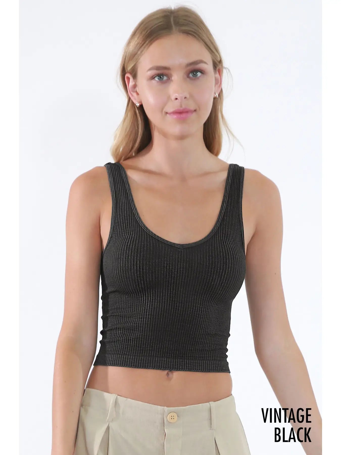 Vintage Reversible Crop Top