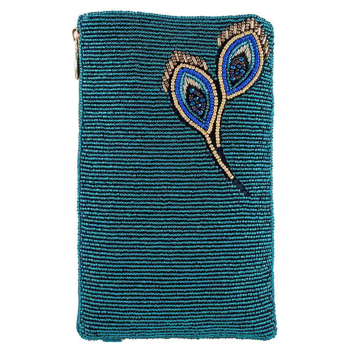 Peacock Pride Crossbody Phone Bag