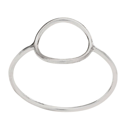 Cyclic Sterling Silver Ring: Sterling Silver / 5 / Dainty