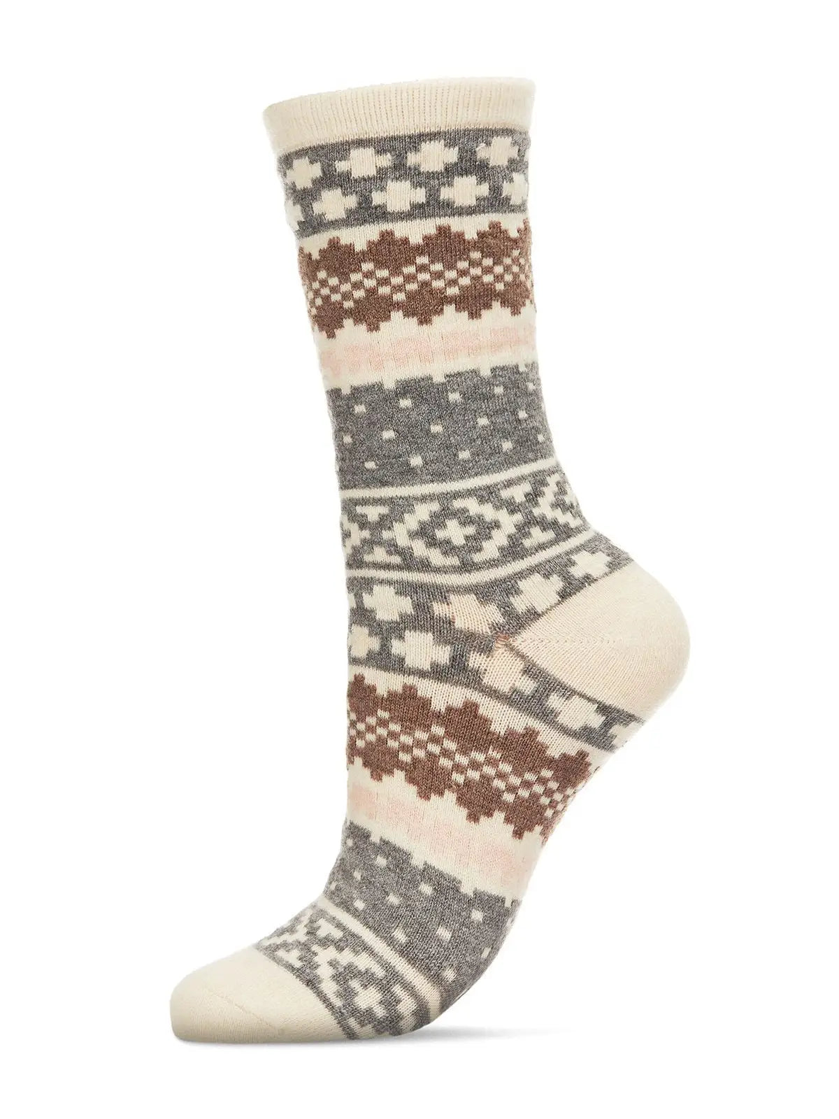 Winter Fairisle Cashmere Blend Crew