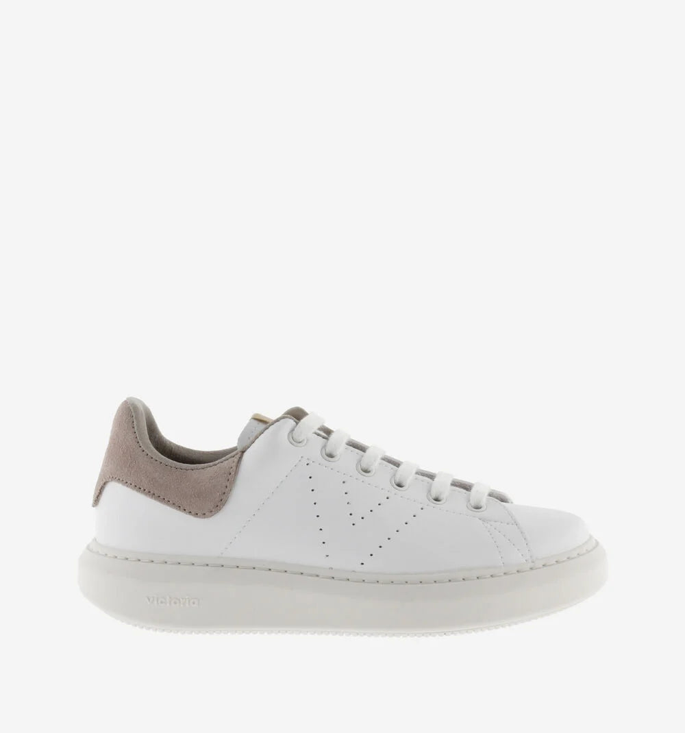 Milan Faux Leather Trainer
