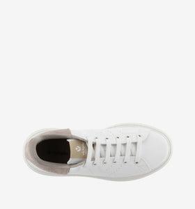 Milan Faux Leather Trainer