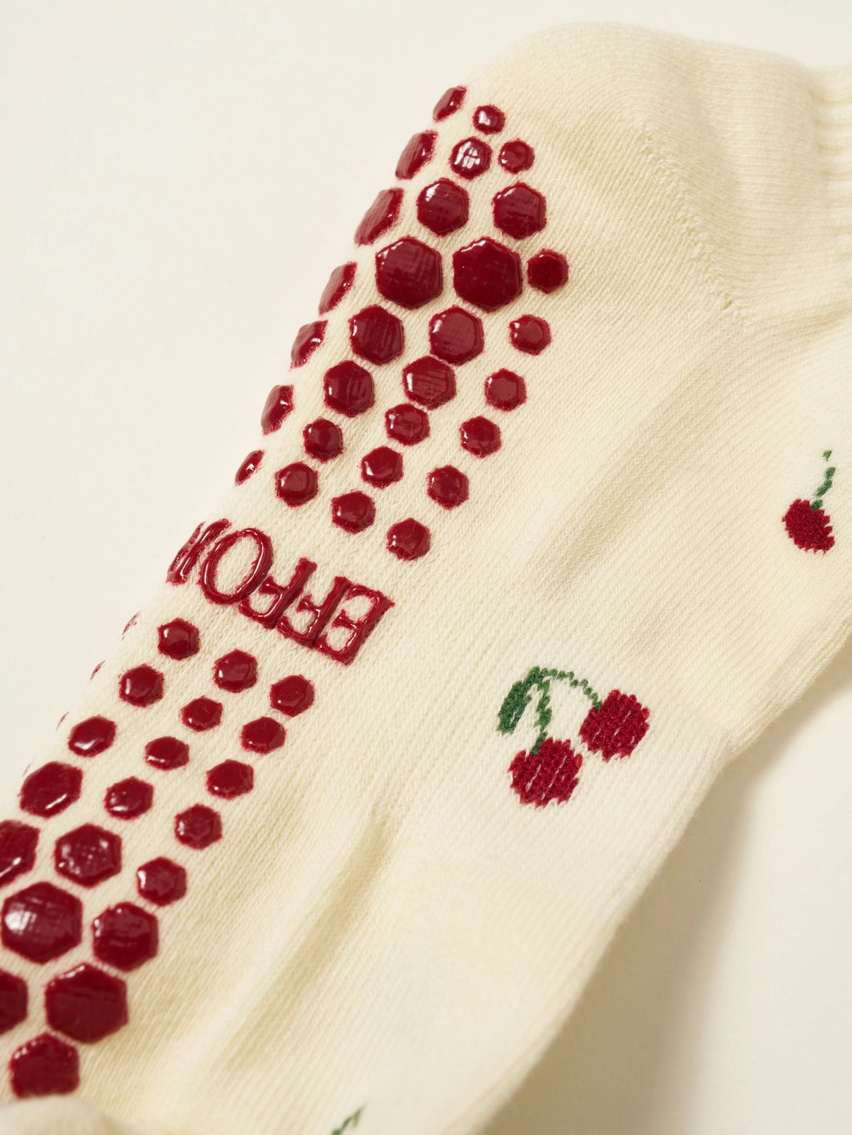 Little Cherry Petal Grip Pilates Socks