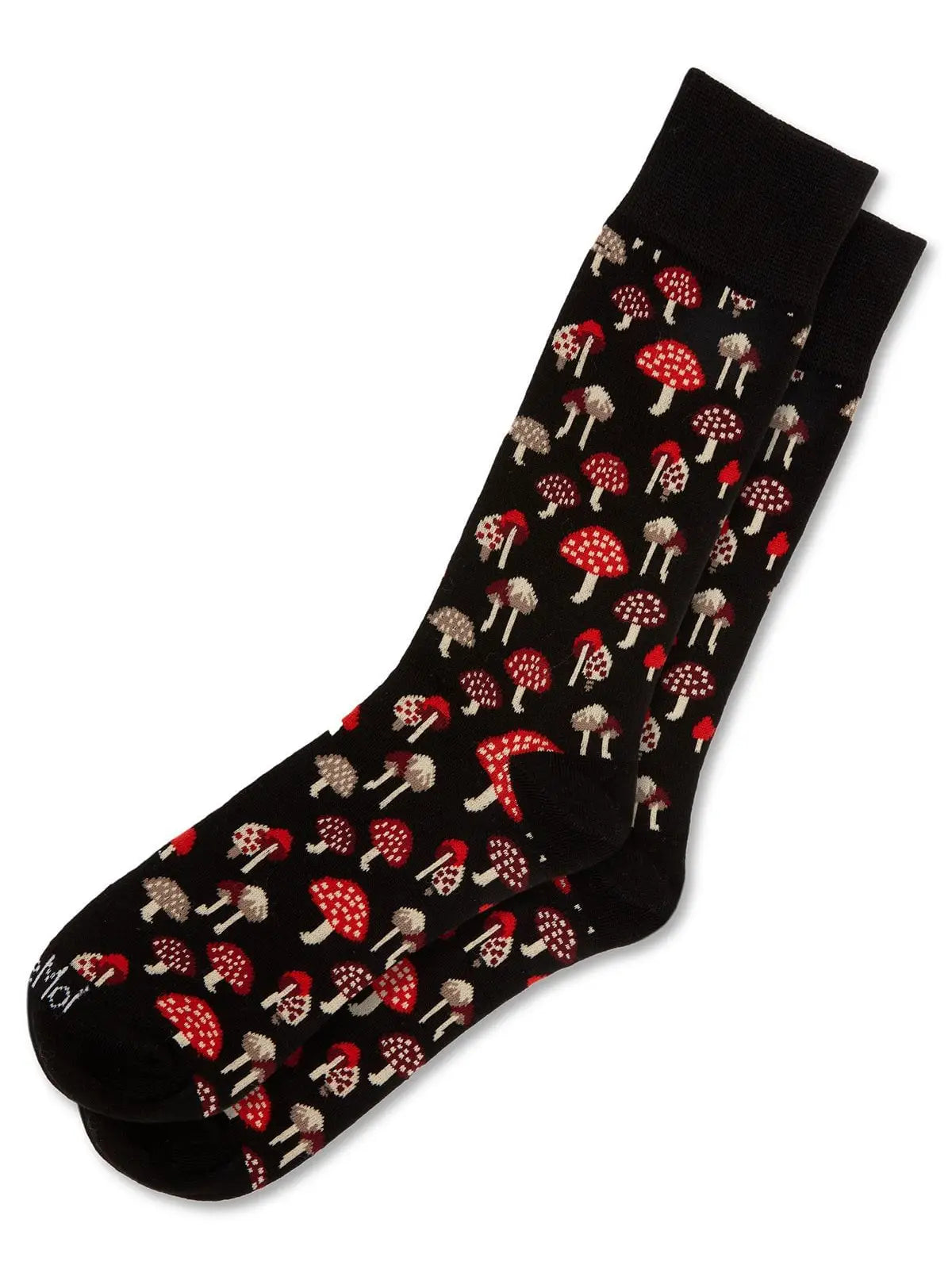 Mushroom Fields Bamboo Men's Crew Sock