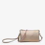 Load image into Gallery viewer, Riley Monogrammable 3 Compartment Crossbody/Wristlet
