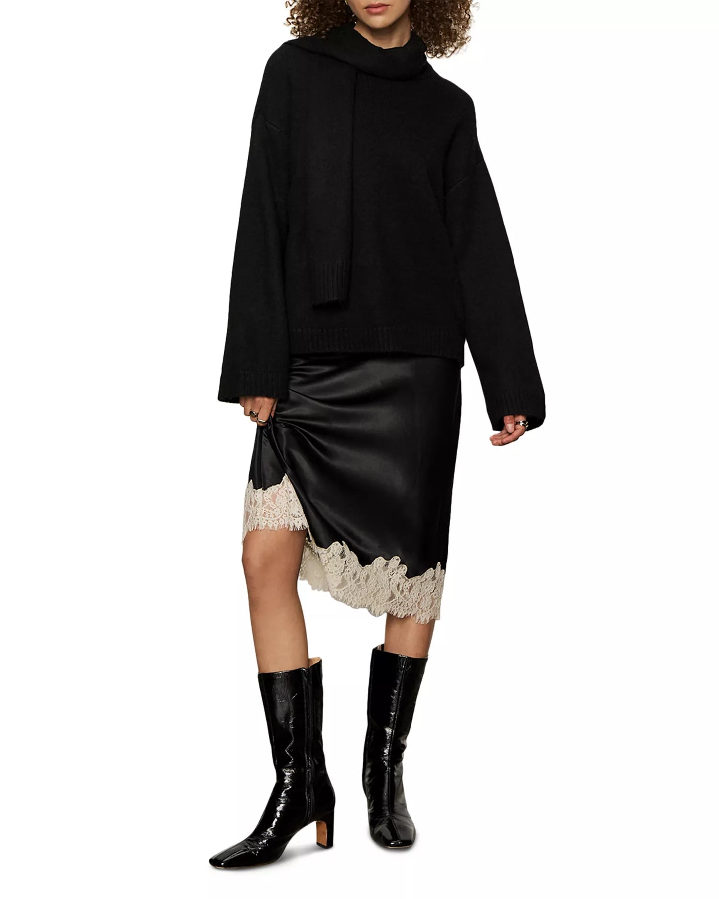 One Of A Kind Satin Skirt