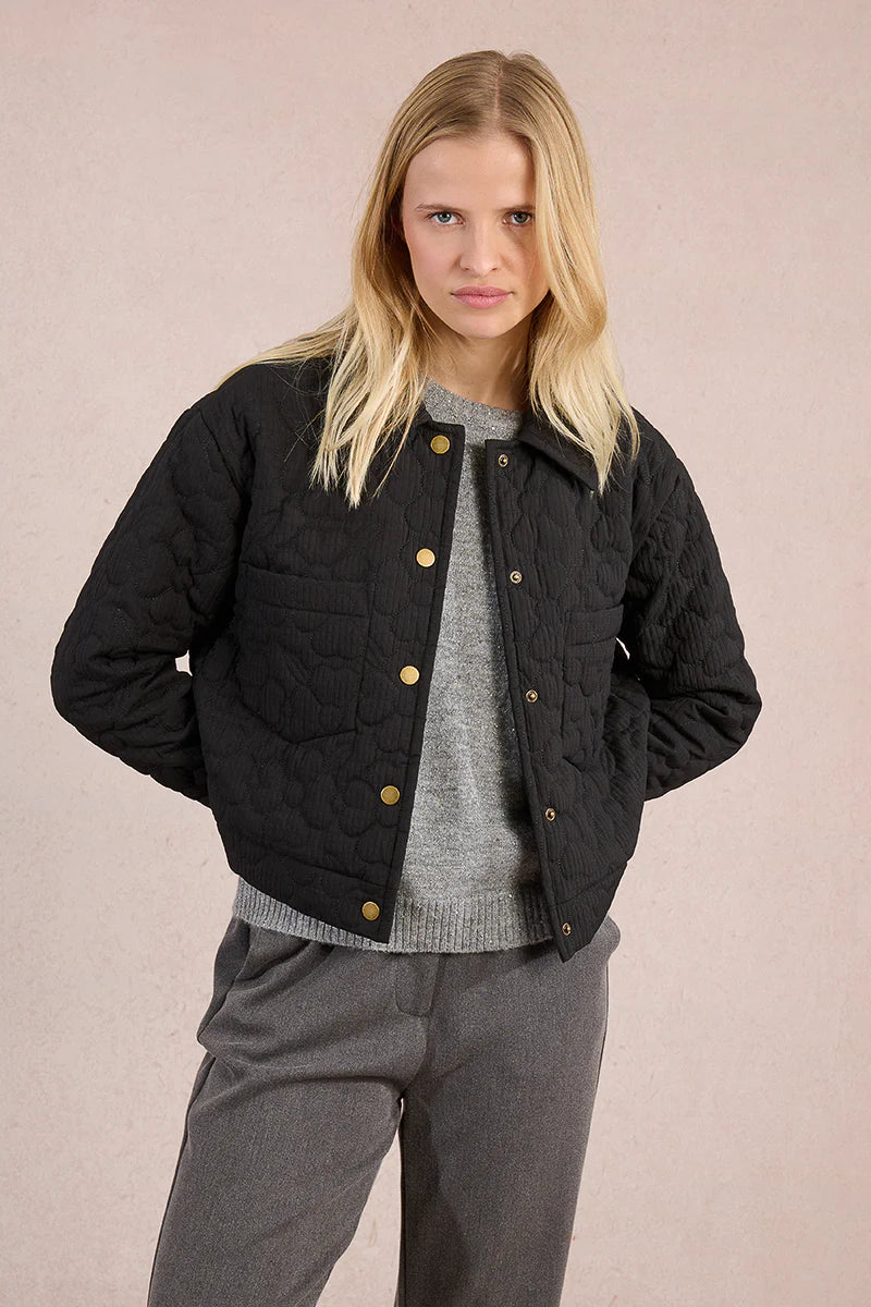 Black Quilted Jacket