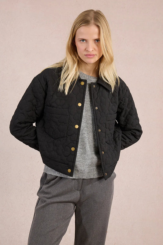 Black Quilted Jacket