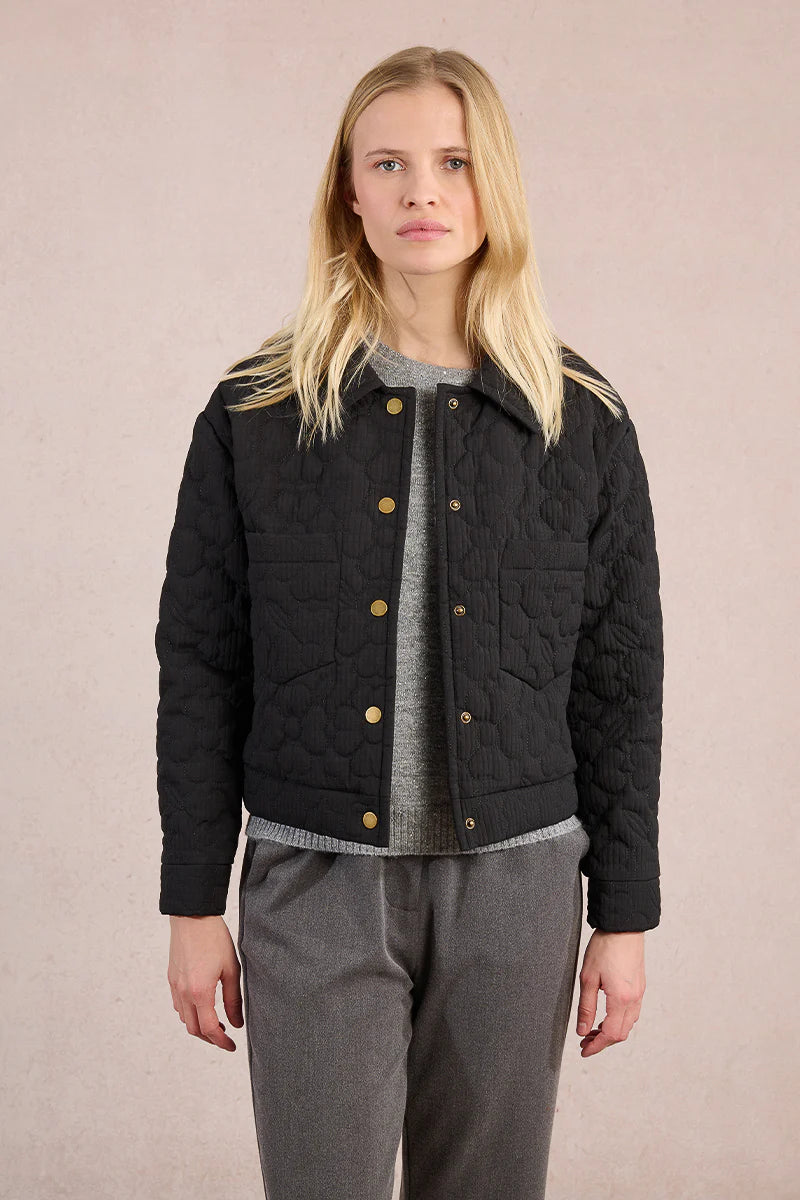 Black Quilted Jacket