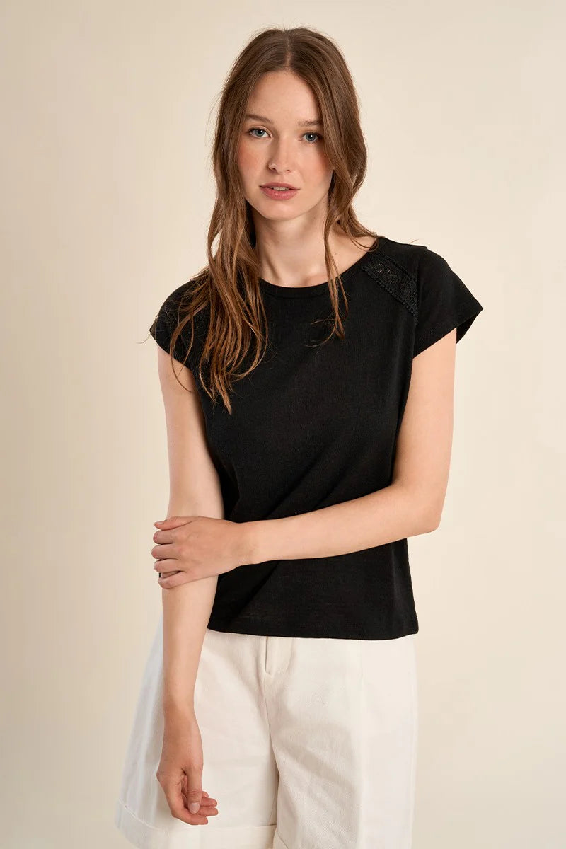 Ladies Knitted Tee LA1928EE