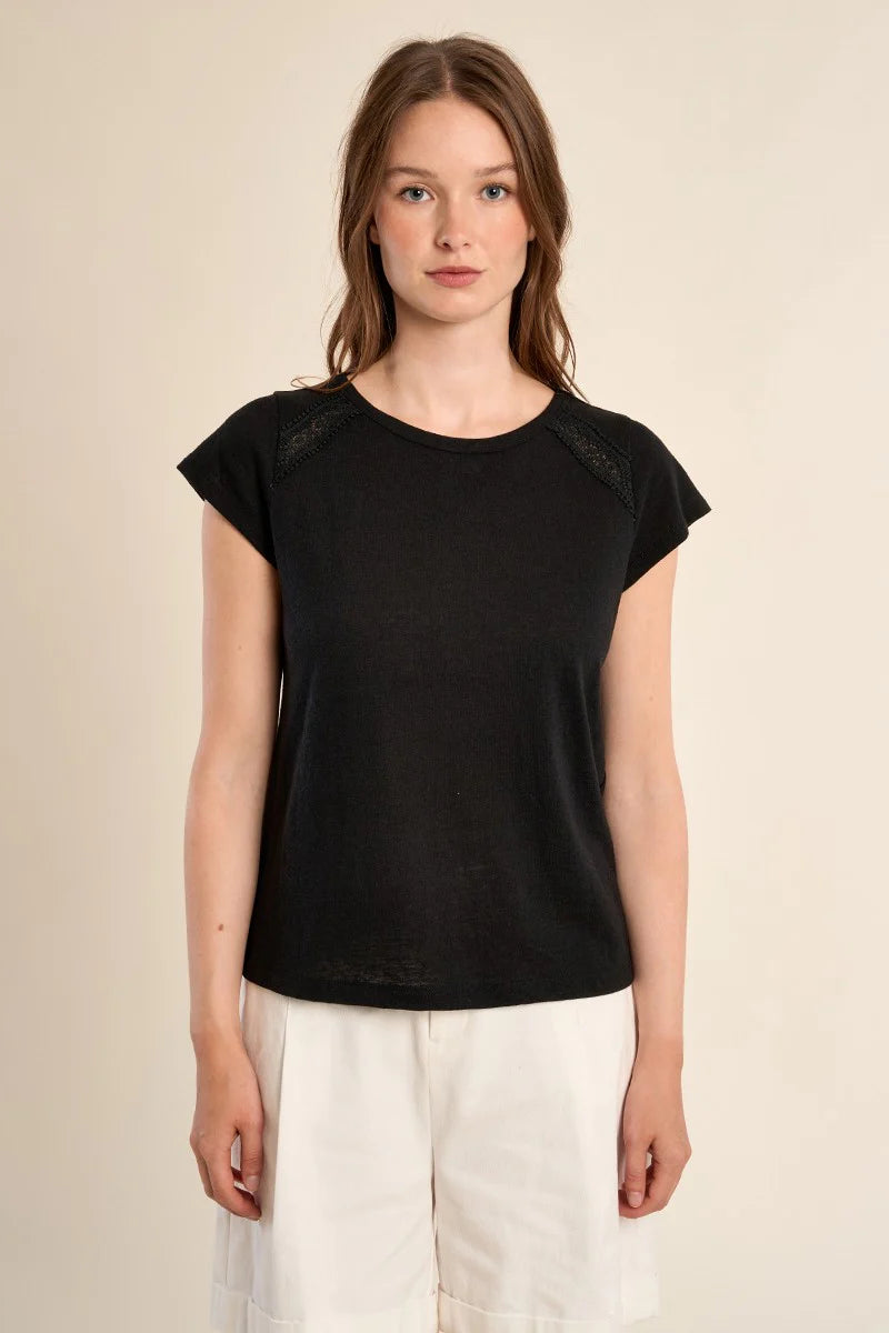 Ladies Knitted Tee LA1928EE