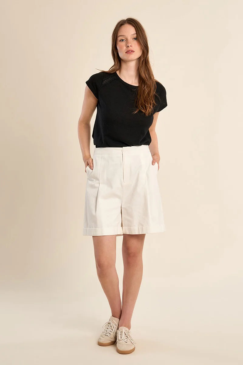 Ladies Knitted Tee LA1928EE