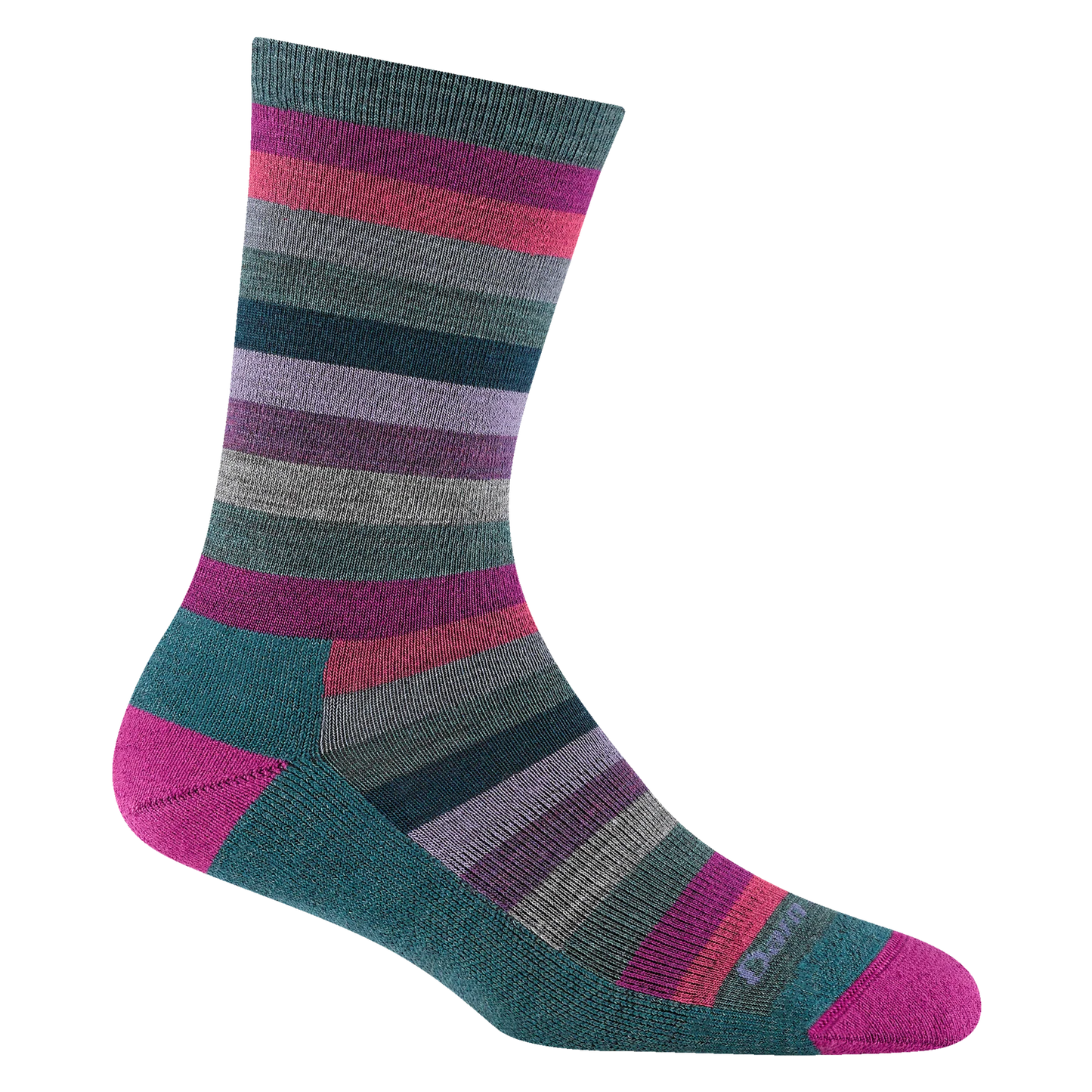 Women's Mystic Stripe Crew Lightweight Lifestyle Sock
