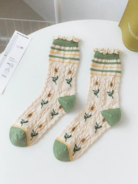 Rufia - Green Series Women's Crew Socks