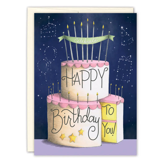 Celestial Cake Birthday Card