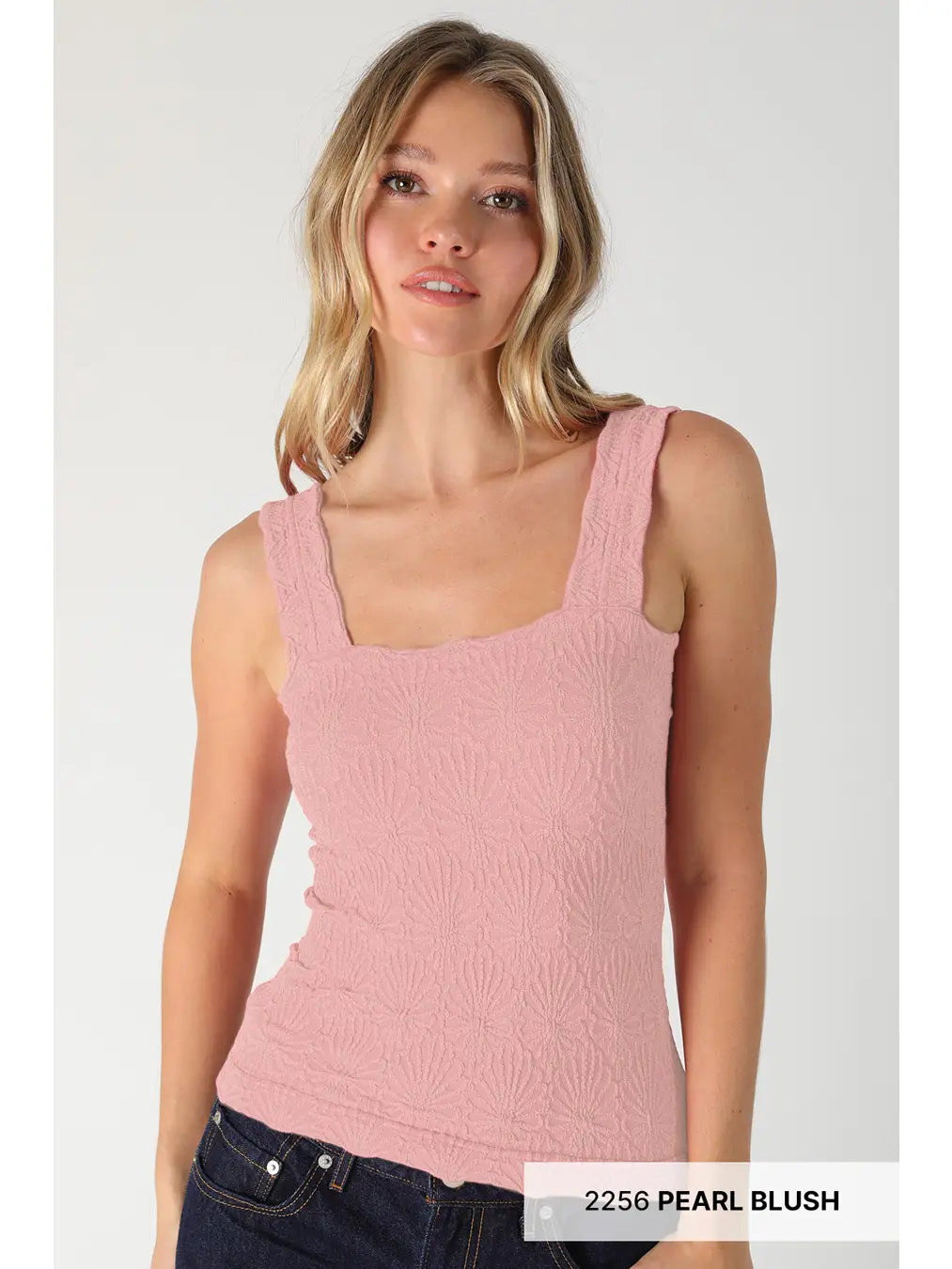 Lace Textured Square Top