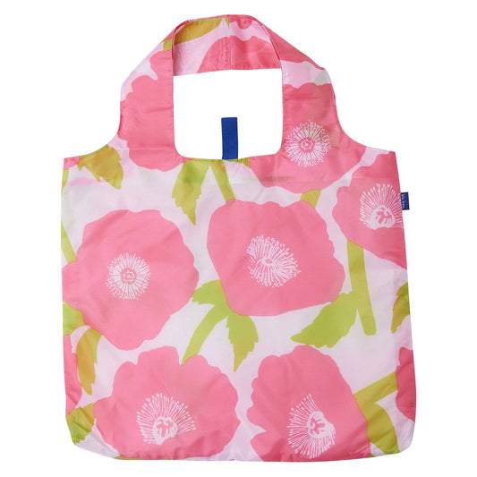 POPPIES PINK Reusable Shopper blu Bag