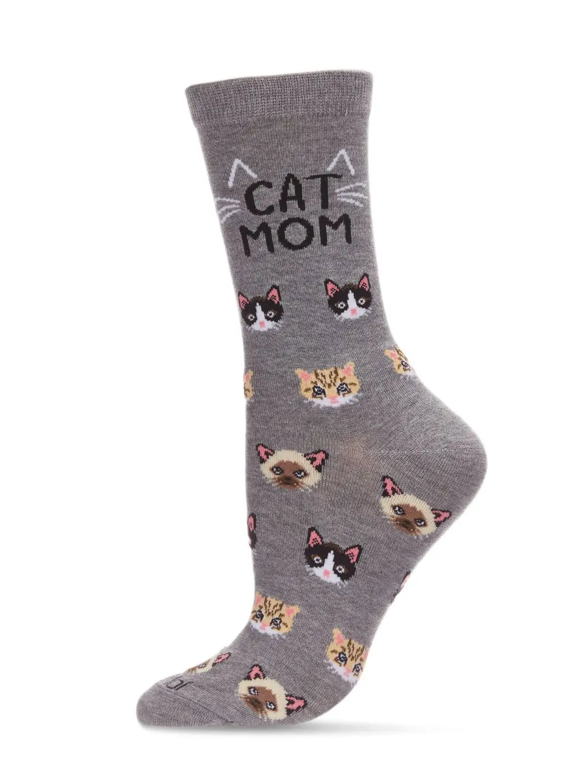 Cat Mom Bamboo Crew