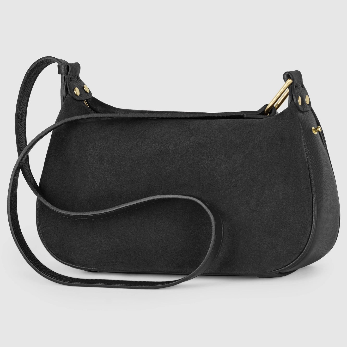 Suede Leather Crossbody Bag