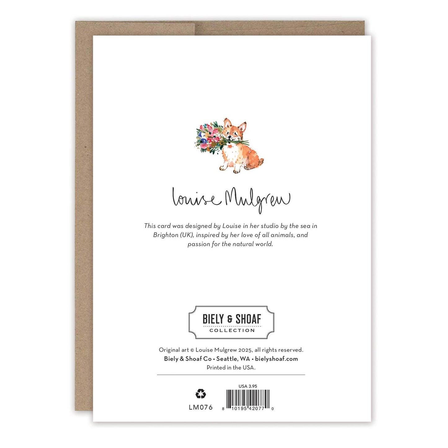 Corgi Dog Thank You Card