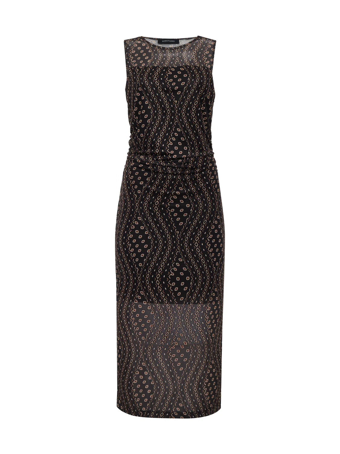 Desire More Mesh Cinch Dress Rhythmic