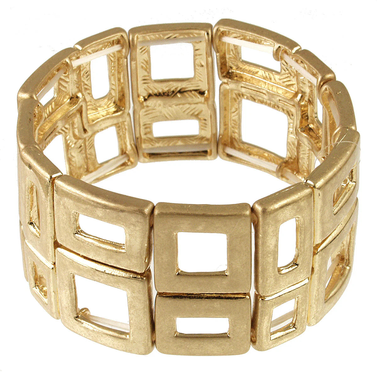 Antique Silver Rect. Bracelet 2200