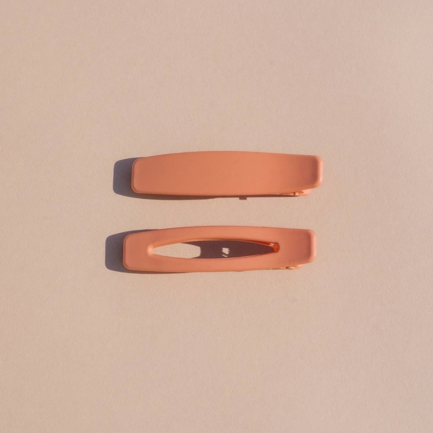 Lani | Alligator Hair Clip | Acrylic Hair Pin | Peach