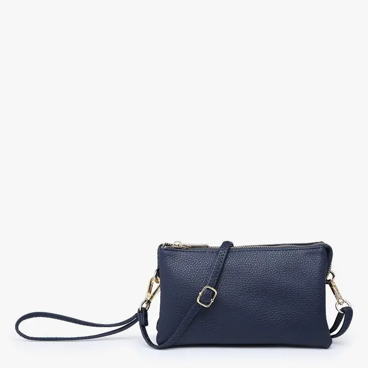 Riley Monogrammable 3 Compartment Crossbody/Wristlet