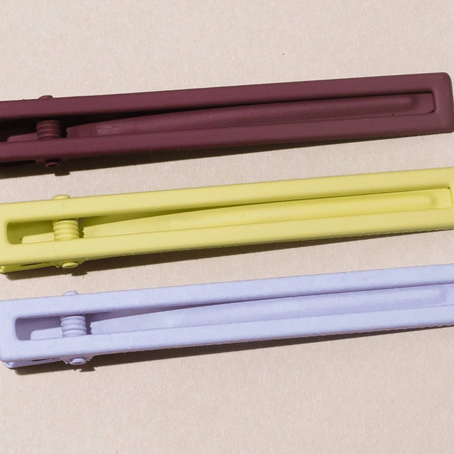 Yarrow | Alligator Hair Clips | Assorted | Metal Hair Pins: Sunset
