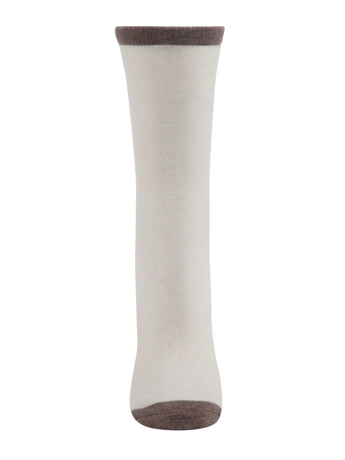 Tipped Flatknit Cashmere Crew Socks