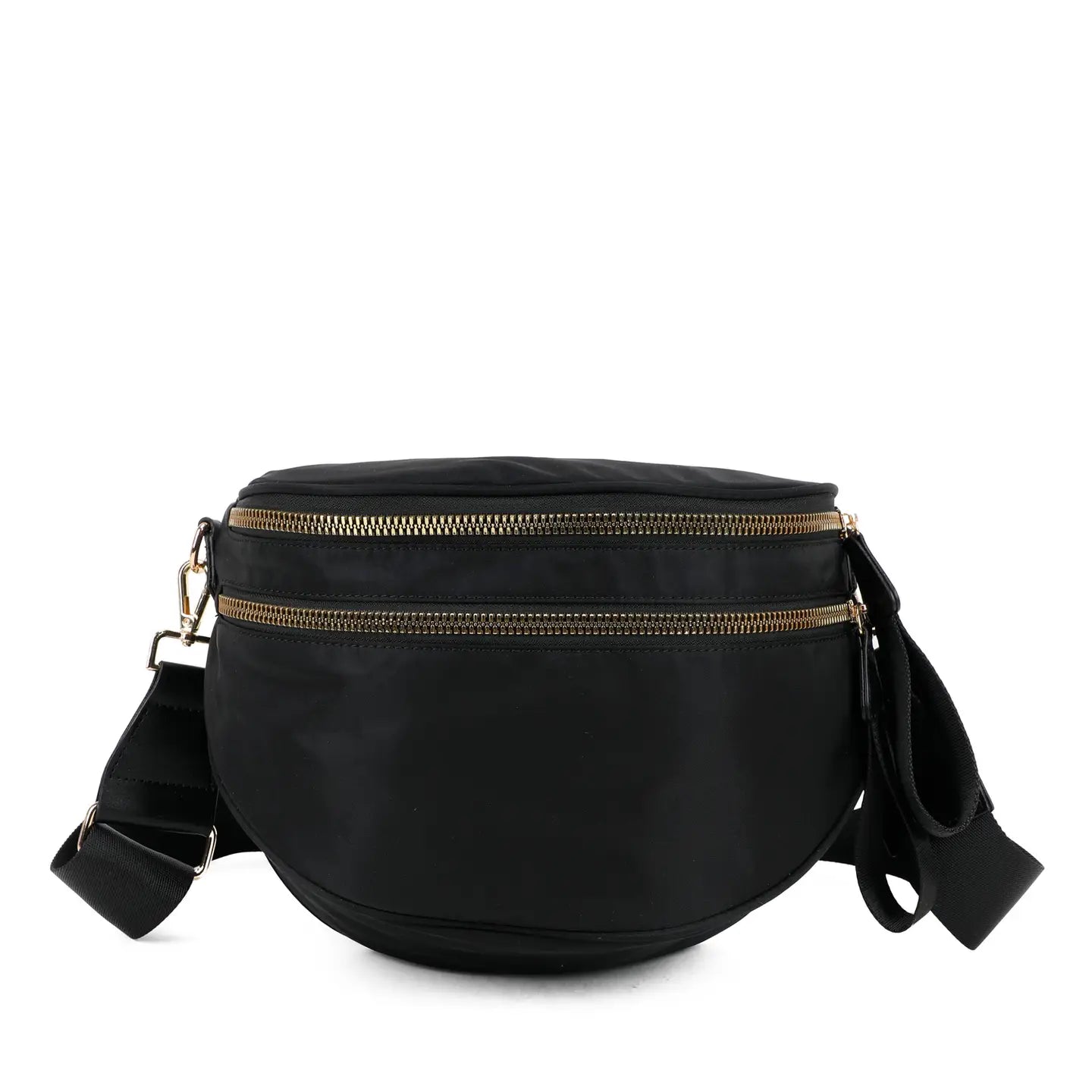 Paulina Nyon Waterproof Crossbody Bag, Black