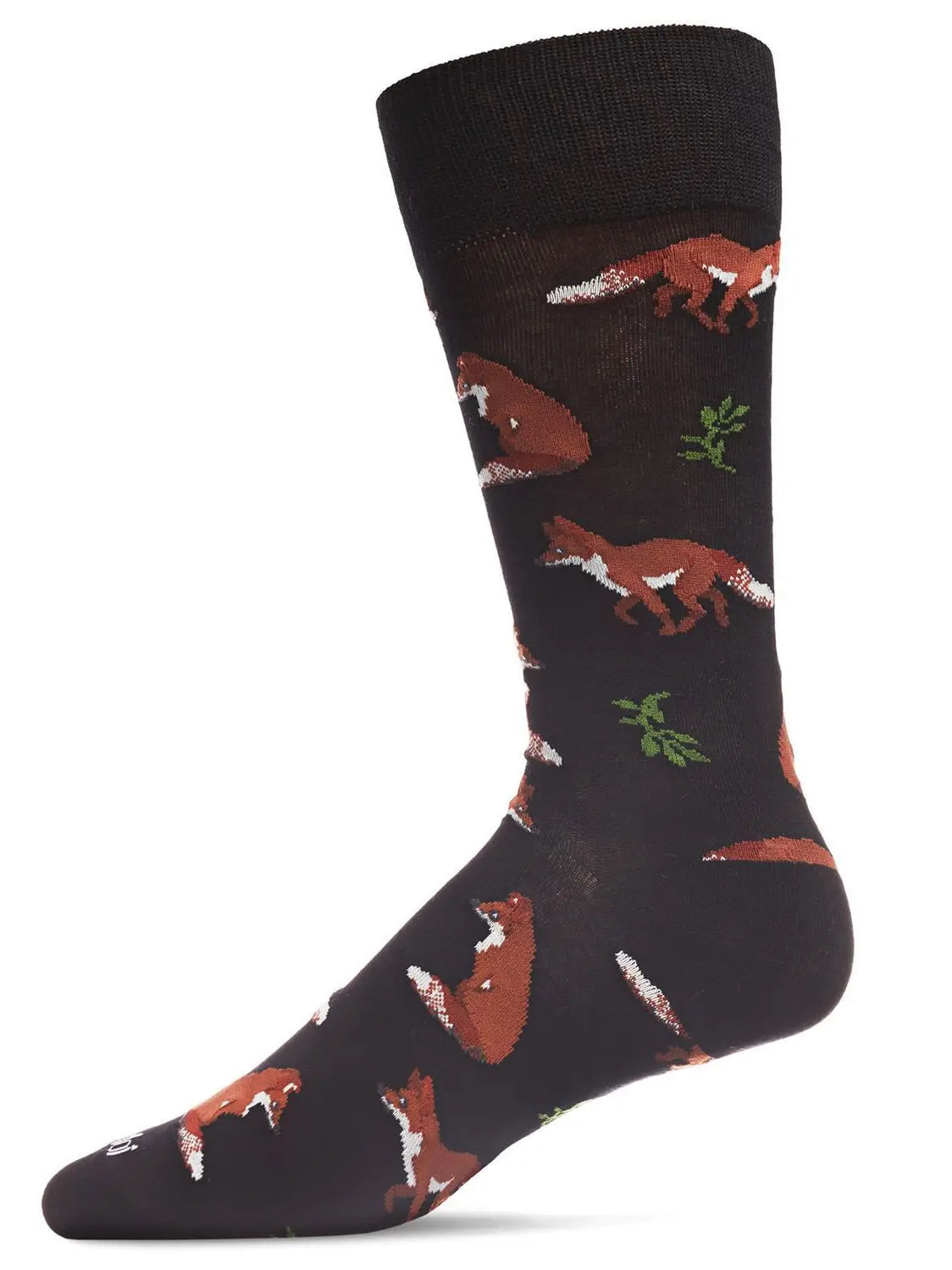 Foxes Bamboo Men's Crew Sock