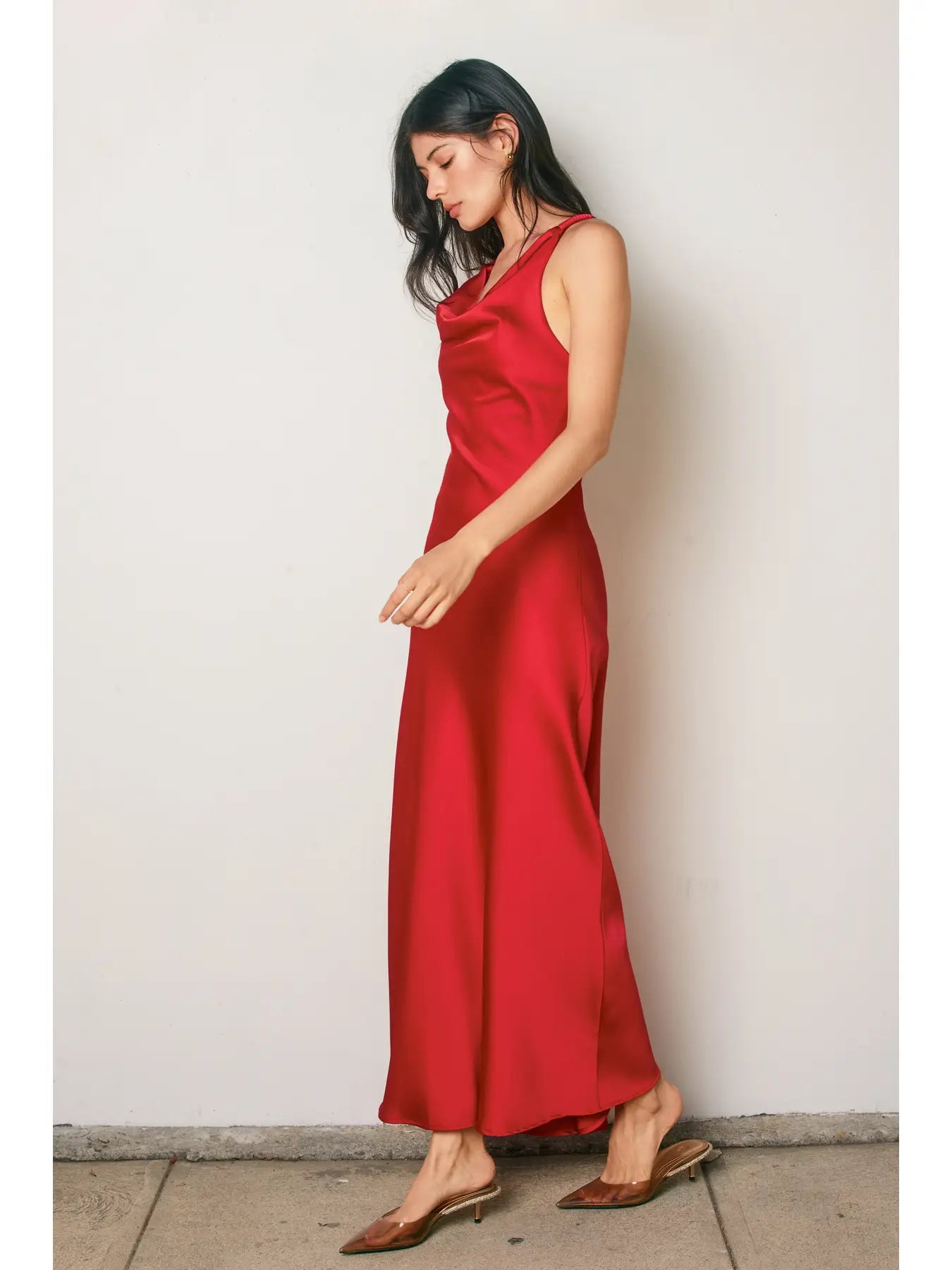 Going Out Twisted Strap Maxi Dress