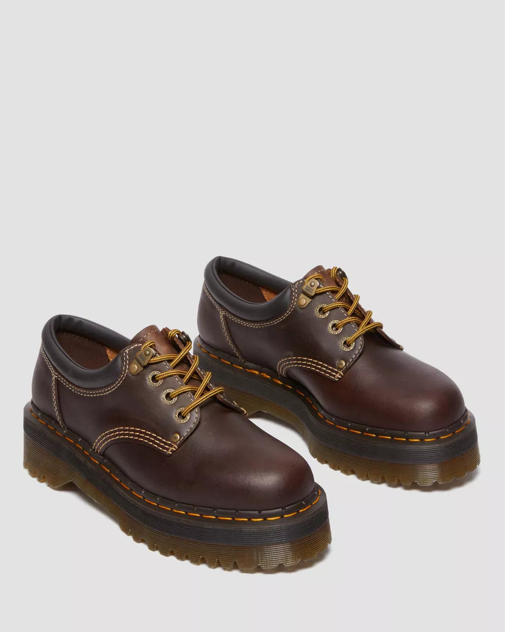 8053 Leather Platform Casual Shoes