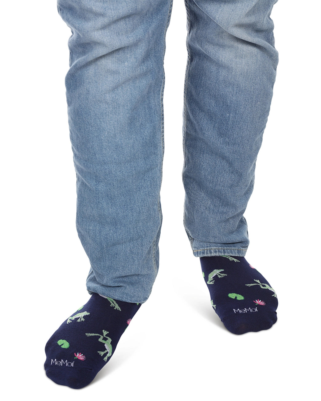 Men's Frogs Bamboo Crew Socks