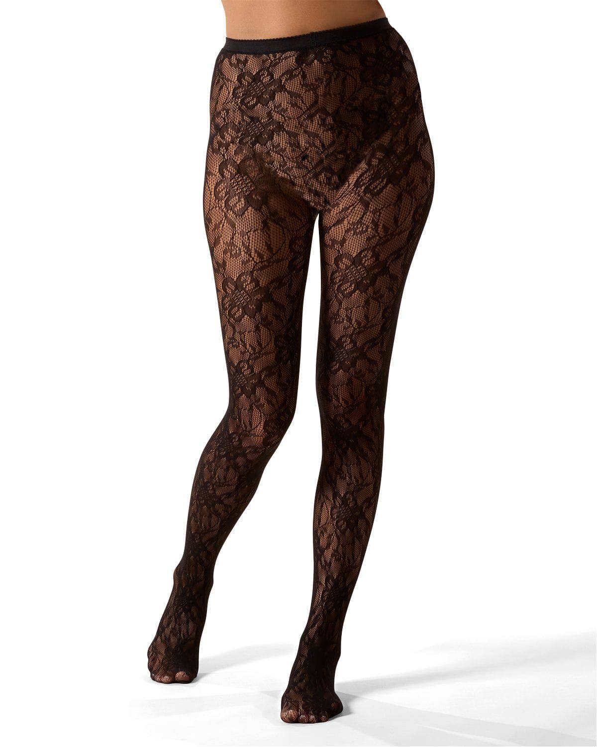 Blooming Floral Net Tights